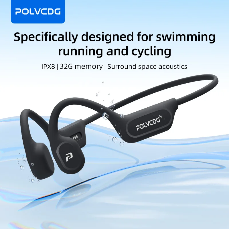 Contact Pickup Mic - سماعات أذن POLVCDG X9 بتقنية التوصيل