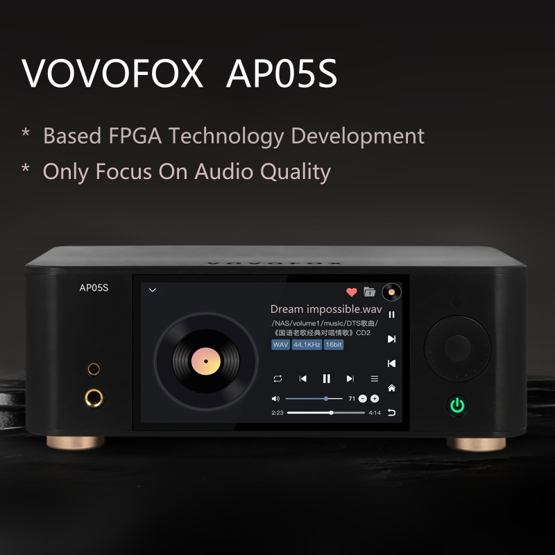Audio Music Mp3 Free - مشغل موسيقى VOVOFOX-HiFi AP05S بدون فقدان