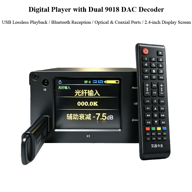 مشغل صوت رقمي مزدوج ES9018K2M، - مراجعة Audio Music Mp3 Free وسعره