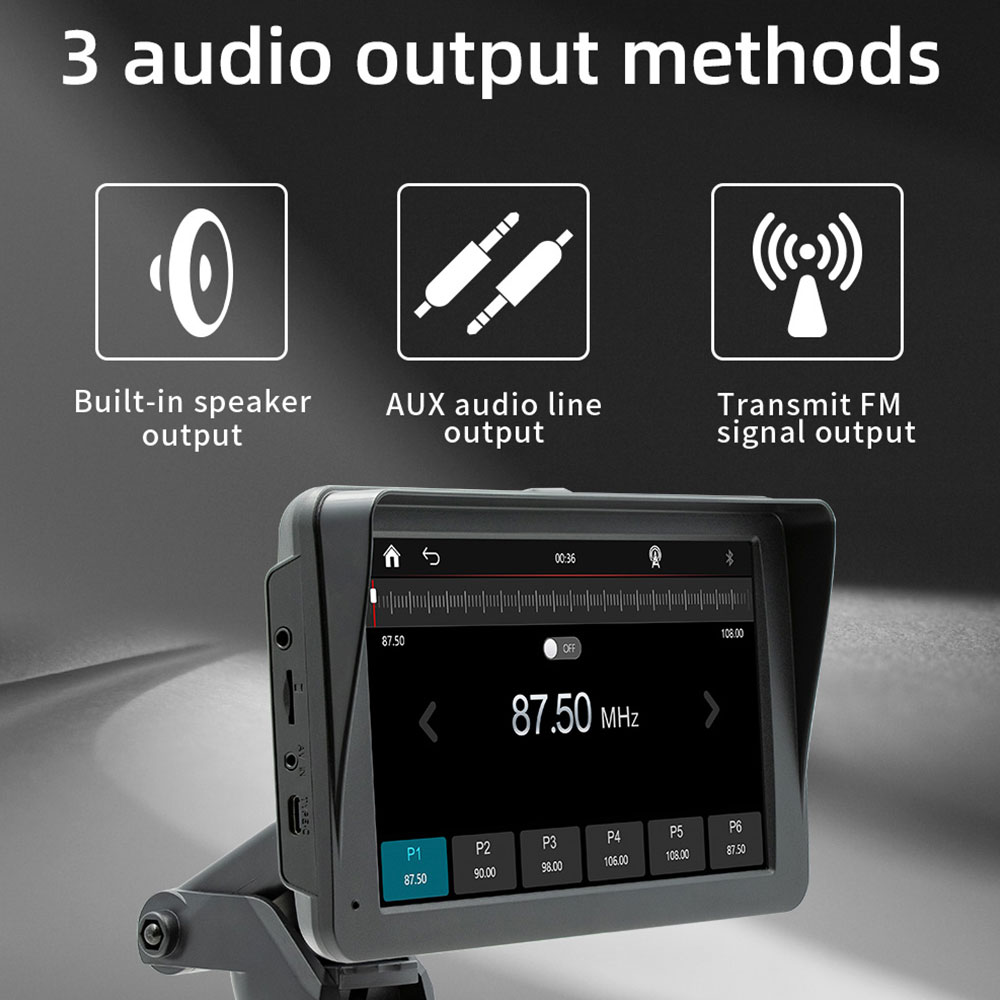 مشغل وسائط متعددة للسيارة بشاش - مراجعة Audio Music Png وسعره