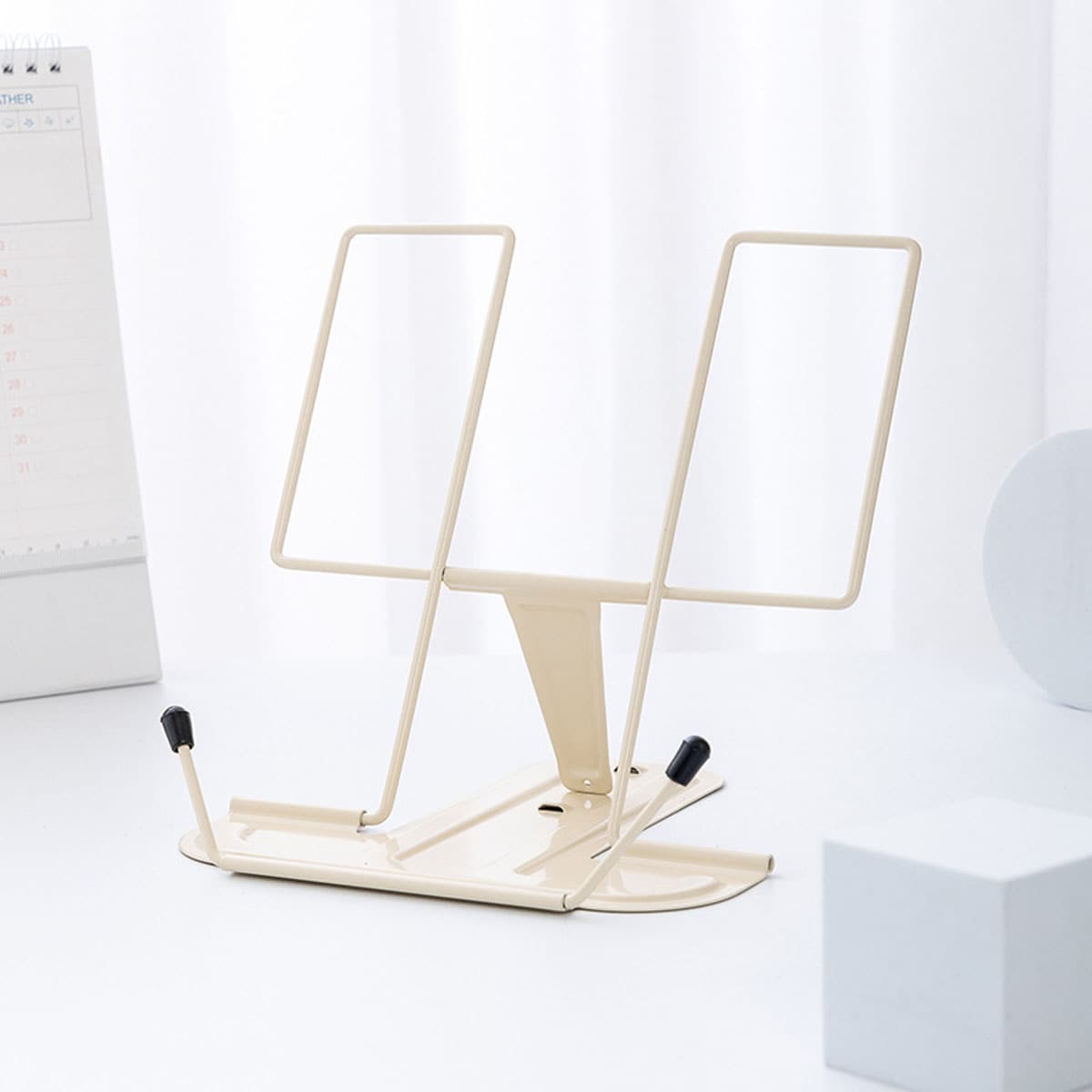 حامل قراءة معدني بسيط، حامل قر - مراجعة Music Stand Folding وسعره