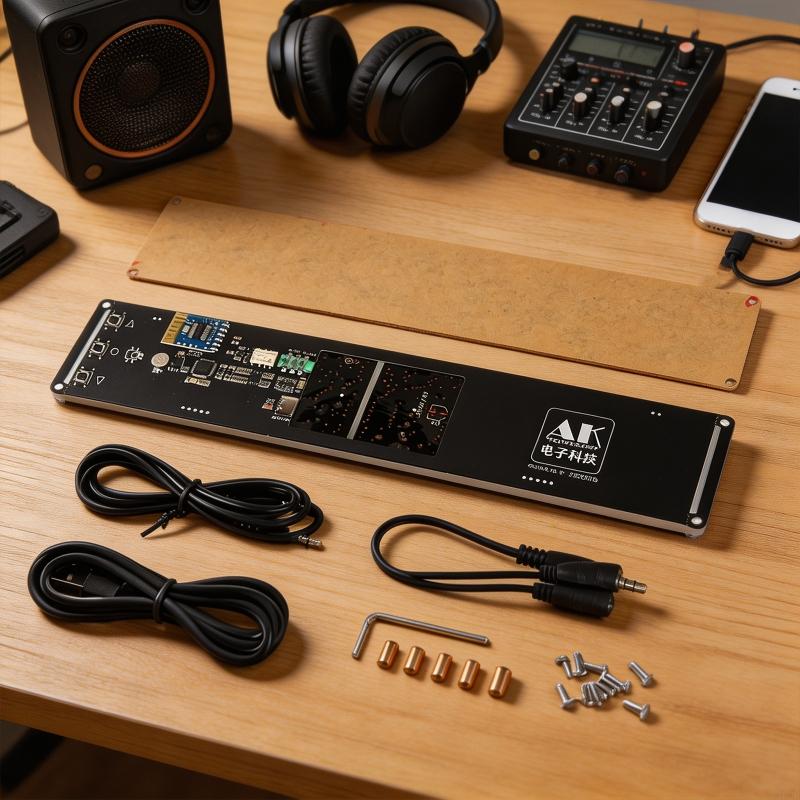 462E لوحة طيف الموسيقى DIY مع  - مراجعة Audio Music Link وسعره