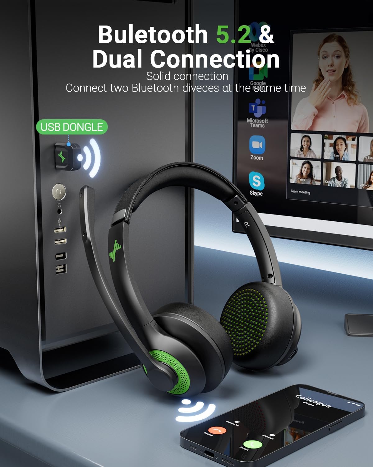 JIAMQISHI EH02P سماعة رأس لاسل - مراجعة Contact Pickup Mic وسعره