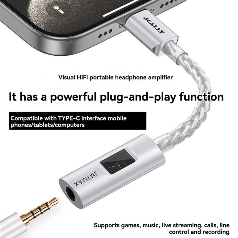 محول JCALLY CX31993 DAC JM7MAX - مراجعة Contact Pickup Mic وسعره