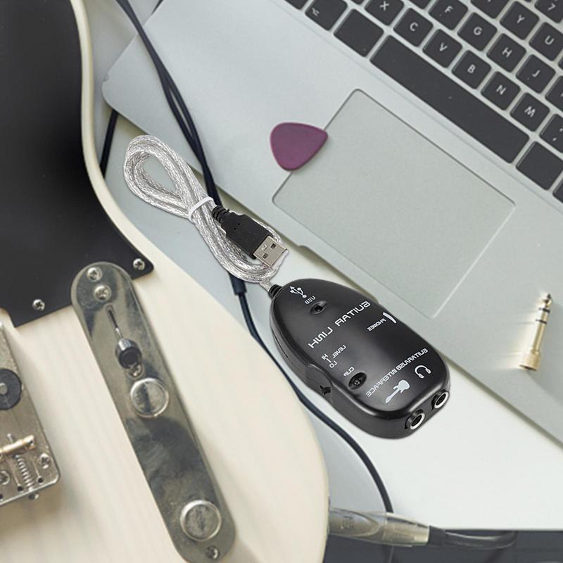 الغيتار ربط واجهة USB الغيتار  - مراجعة Audio Music Link وسعره