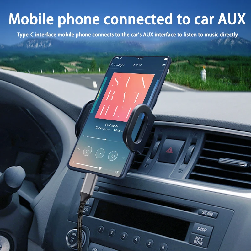 AUX كابل الصوت USB C إلى 3.5 م - مراجعة Contact Pickup Mic وسعره