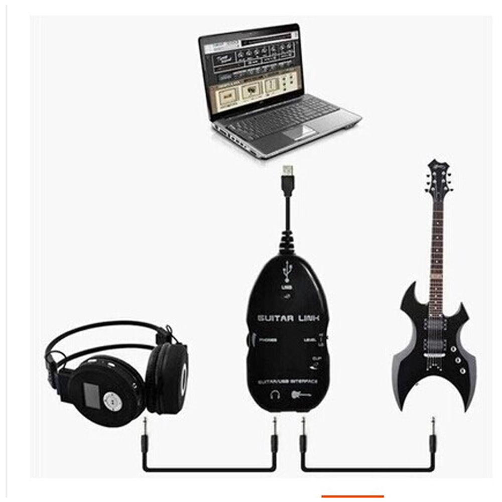 الغيتار ربط واجهة USB الغيتار  - مراجعة Audio Music Link وسعره