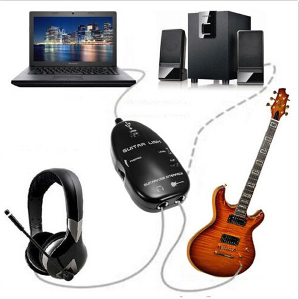 الغيتار ربط واجهة USB الغيتار  - مراجعة Audio Music Link وسعره